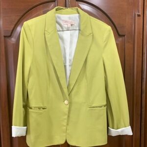 Women’s Philosophy  lime green blazer 
Size L